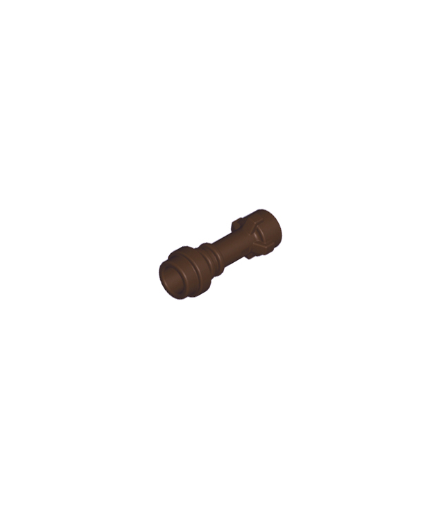 LEGO - Minifiguur-wapen, lichtzwaardgreep recht - Dark Brown | N
