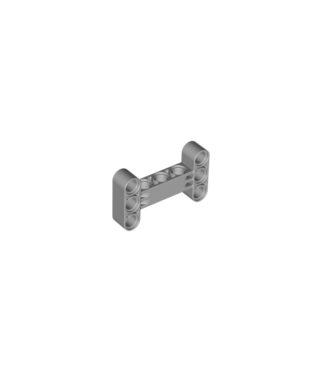 LEGO - Technic, hefarm gemodificeerd dik H-vormig 3 x 5 haaks - Light Bluish Gray | N