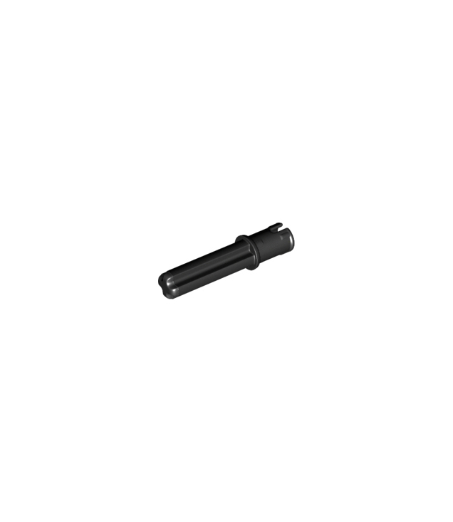 LEGO - Technic, as 2L met pen met frictieribbels - Black | N