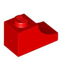 LEGO - Boog 1 x 2 omgekeerd - Red | N - Thumbnail
