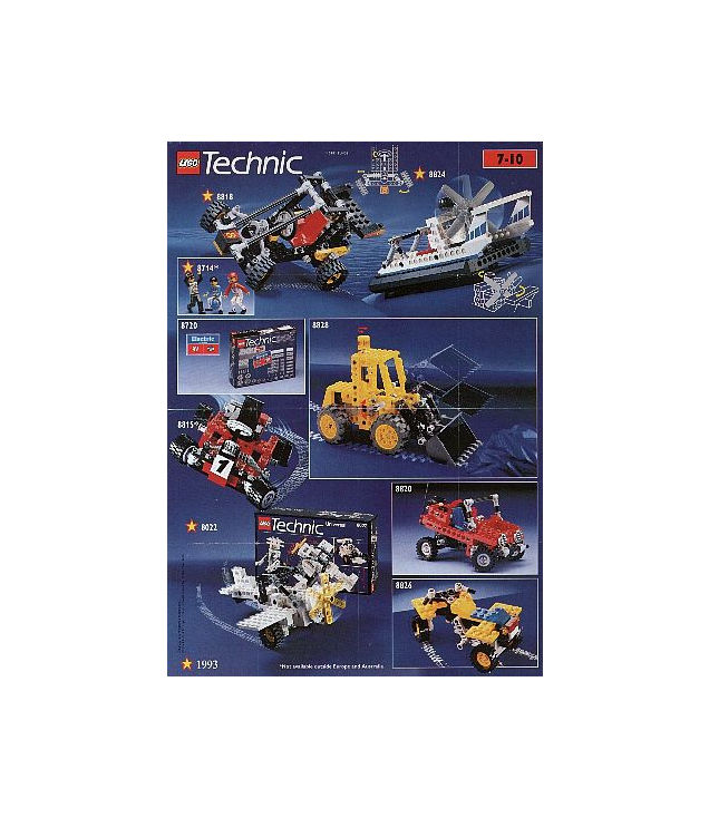 LEGO - 1993 Mini Technic (110383-EU/OS) (Vintage jaren ’90 catalogus) - | N