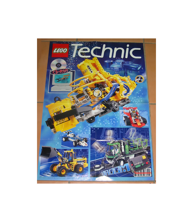 LEGO - Technic poster 1997 (4.108.491-EU) (Vintage jaren ’90 poster) - | N