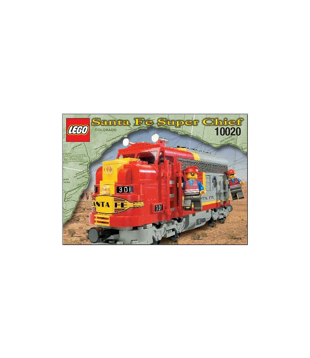 LEGO - Santa Fe Super Chief, niet de Limited Edition (Vintage jaren 2000 instructie)-Instructieboek - | N