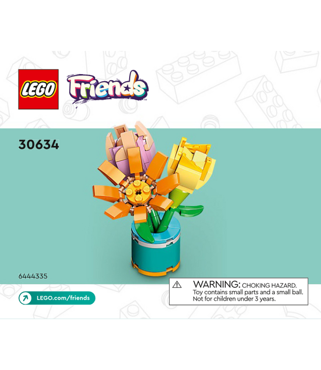 LEGO - Vriendschapsbloemen polybag-Instructieboek - | N