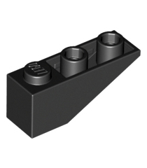 LEGO - Helling, omgekeerd 33 graden graden 3 x 1 - Black | N - Thumbnail