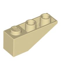 LEGO - Helling, omgekeerd 33 graden graden 3 x 1 - Tan | N - Thumbnail