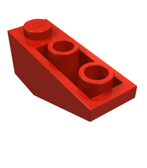 LEGO - Helling, omgekeerd 33 graden graden 3 x 1 - Red | N - Thumbnail