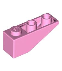 LEGO - Helling, omgekeerd 33 graden graden 3 x 1 - Bright Pink | N - Thumbnail