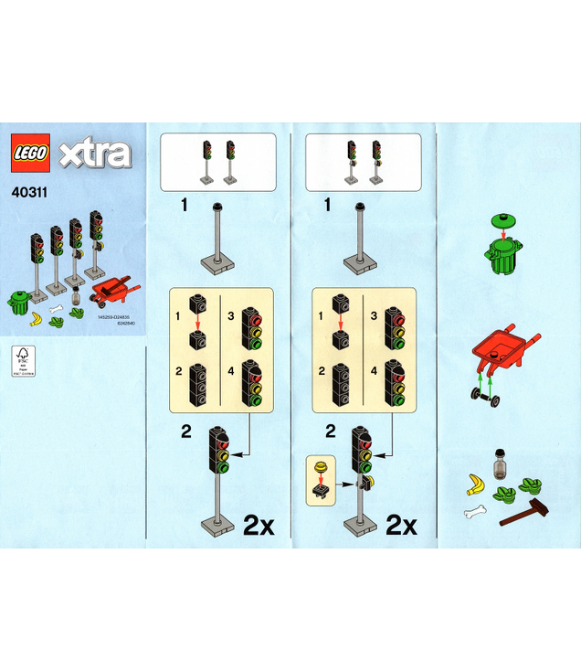 LEGO - Verkeerslichten polybag-Instructieboek - (Not Applicable) | N