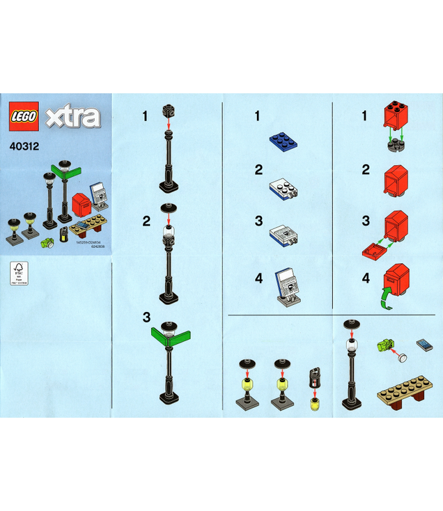 LEGO - Straatlantaarns polybag-Instructieboek - (Not Applicable) | N