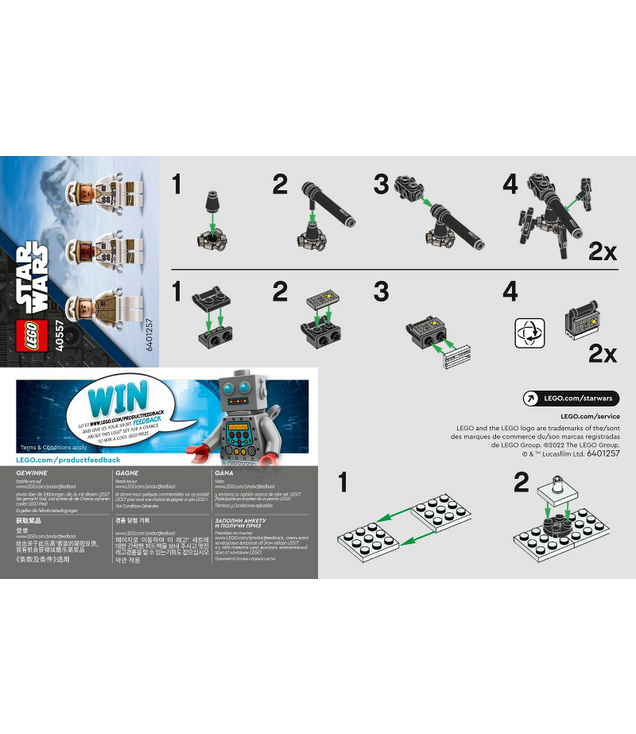 LEGO - Verdediging van Hoth blisterverpakking-Instructieboek - | N