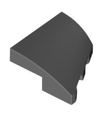 LEGO - Wig 2 x 2 x 2/3 links - Dark Bluish Gray | N - Thumbnail