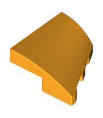 LEGO - Wig 2 x 2 x 2/3 links - Bright Light Orange | N - Thumbnail