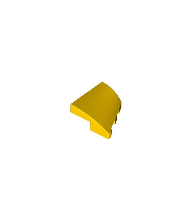 LEGO - Wig 2 x 2 x 2/3 links - Yellow | N