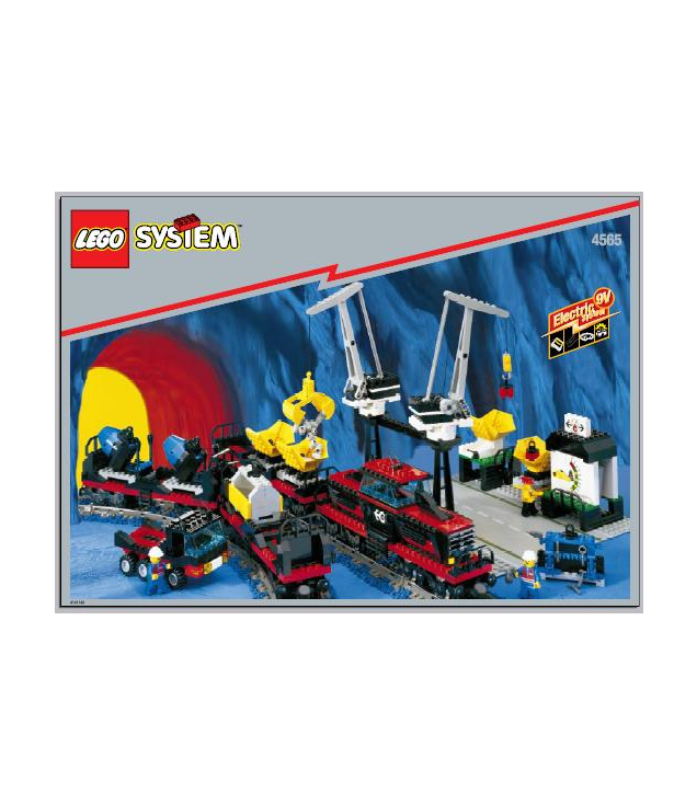 LEGO - 4565-1 – Goederen- en kraanspoorlijn-Instructieboek - | N