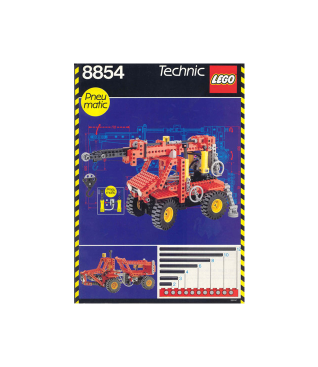 LEGO - Krachtkraan (Vintage jaren ’90 instructie, perfecte staat)-Instructieboek - | N