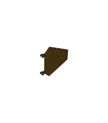 LEGO - Vlag 5 x 6 zeshoekig - Dark Brown | N - Thumbnail
