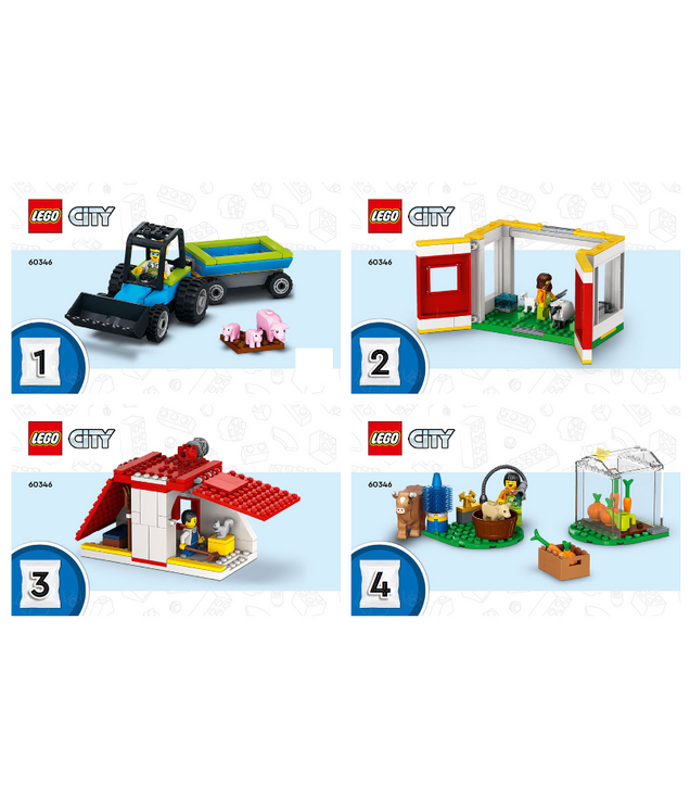 LEGO - Schuur en boerderijdieren-Instructieboek - | N