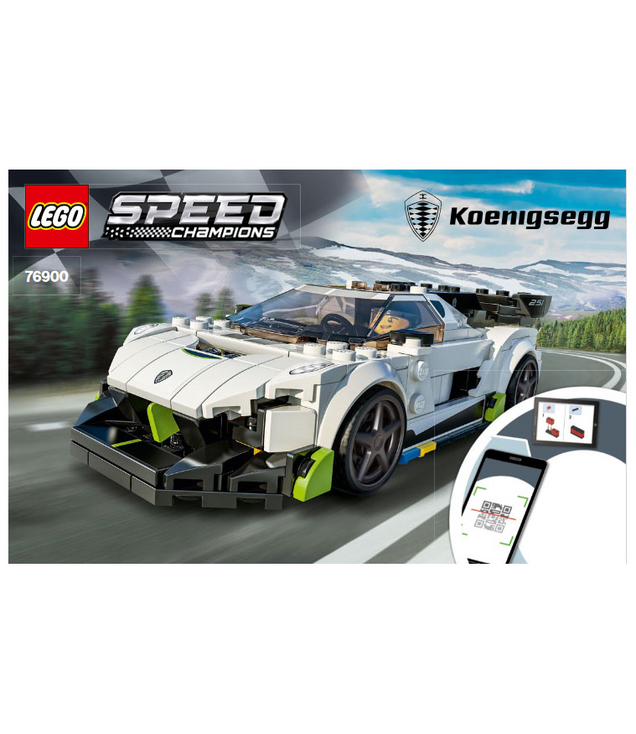 LEGO - Koenigsegg Jesko-Instructieboek - | N