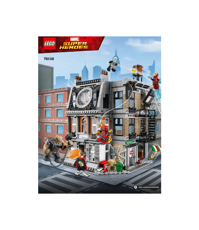 LEGO - De Sanctum Sanctorum-confrontatie-Instructieboek - (Not Applicable) | N