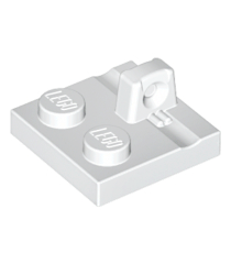 LEGO - Scharnierplaat 2 x 2 vergrendelend met 1 vinger bovenop - White | N - Thumbnail