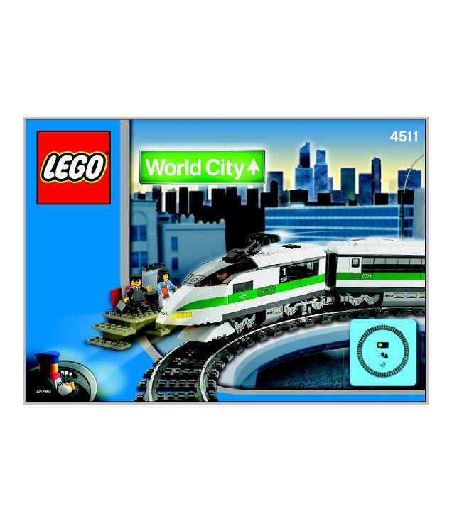 LEGO - Hogesnelheidstrein (Vintage jaren 2000 instructie)-Instructieboek - | N