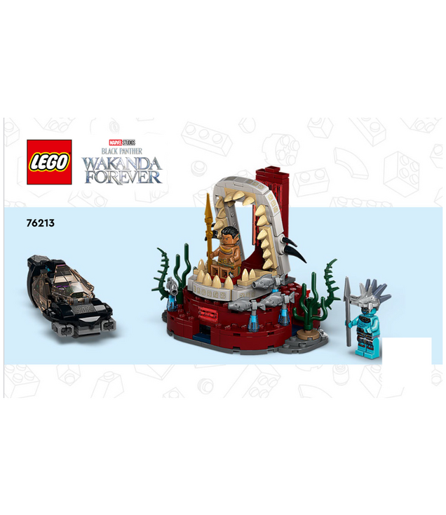 LEGO - Koning Namor’s troonzaal-Instructieboek - | N
