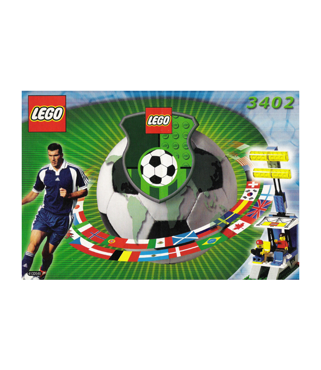 LEGO - Tribune met verlichting (Vintage jaren 2000 instructie)-Instructieboek - | N