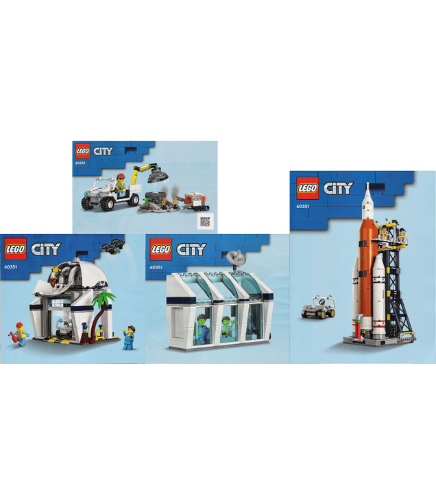 LEGO - Raketlanceercentrum-Instructieboek - | N