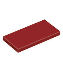 LEGO - Tegel 2 x 4 - Dark Red | N - Thumbnail