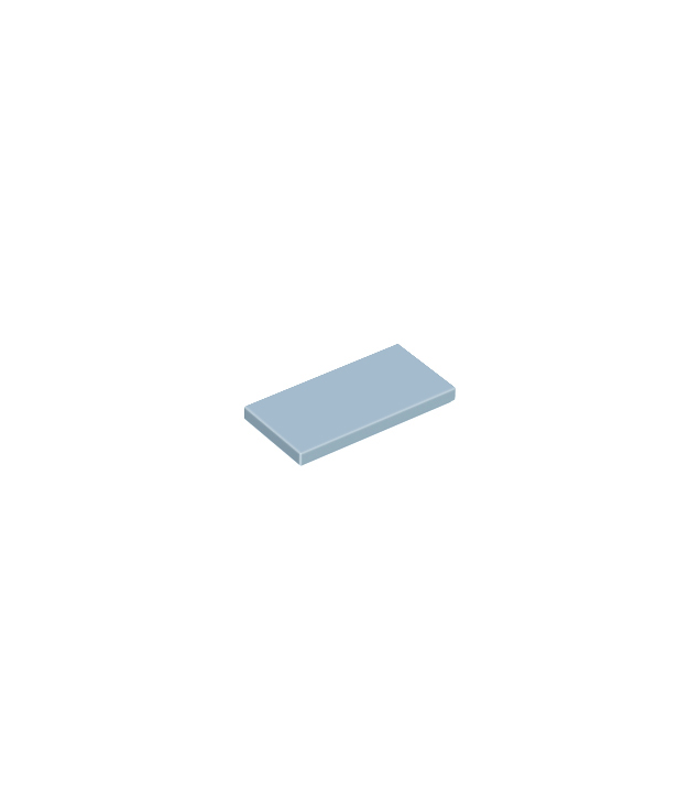 LEGO - Tegel 2 x 4 - Sand Blue | N