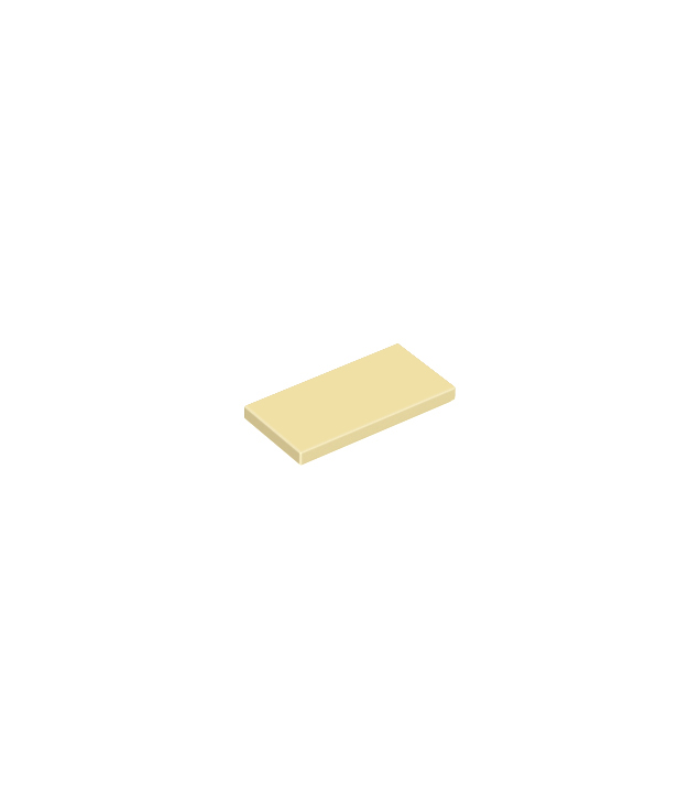 LEGO - Tegel 2 x 4 - Tan | N