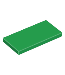 LEGO - Tegel 2 x 4 - Green | N - Thumbnail