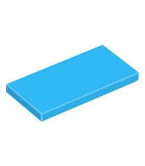 LEGO - Tegel 2 x 4 - Dark Azure | N - Thumbnail