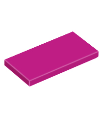 LEGO - Tegel 2 x 4 - Magenta | N - Thumbnail