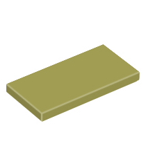 LEGO - Tegel 2 x 4 - Olive Green | N - Thumbnail