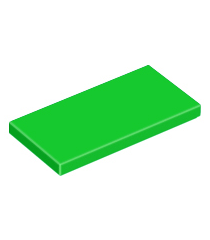 LEGO - Tegel 2 x 4 - Bright Green | N - Thumbnail