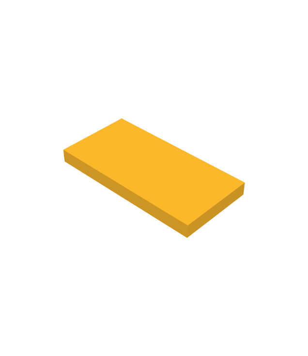 LEGO - Tegel 2 x 4 - Bright Light Orange | N