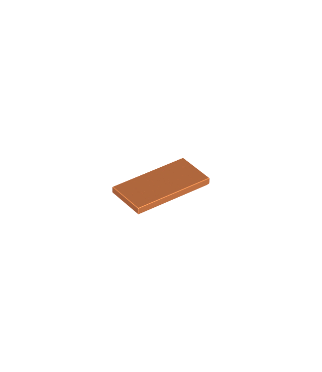 LEGO - Tegel 2 x 4 - Dark Orange | N