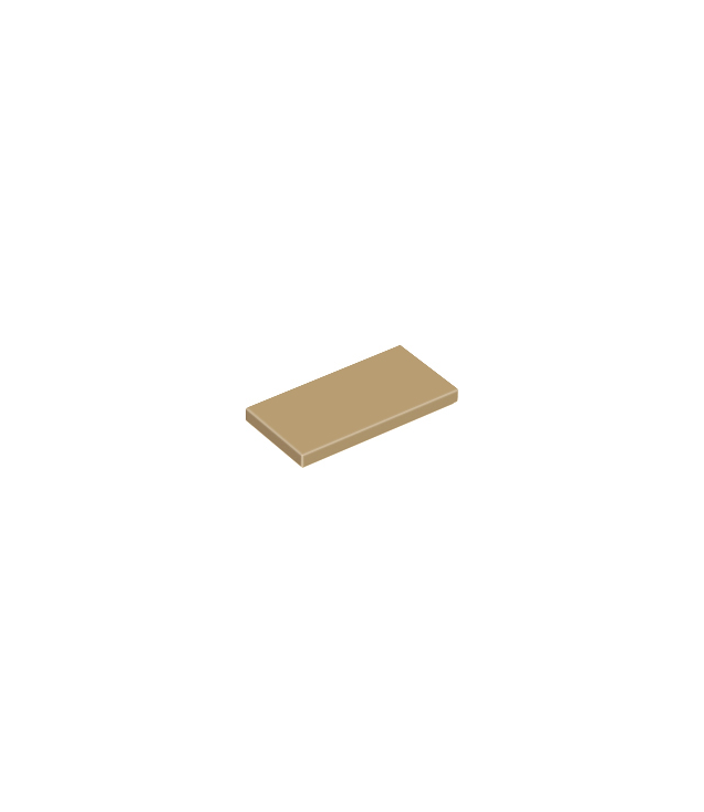 LEGO - Tegel 2 x 4 - Dark Tan | N