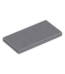 LEGO - Tegel 2 x 4 - Dark Bluish Gray | N - Thumbnail