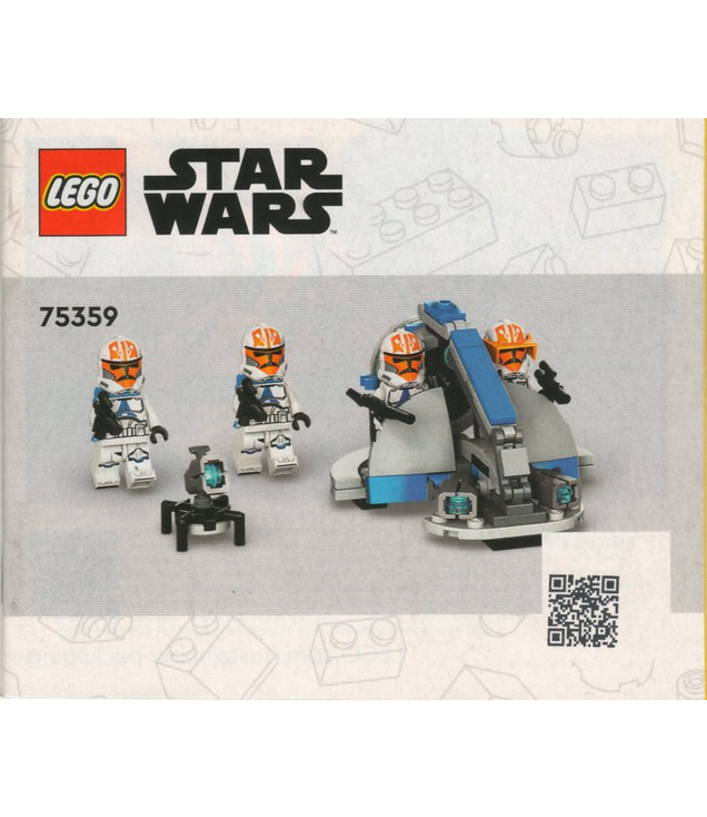 LEGO - 332e Ahsoka’s Clone Trooper gevechtspack-Instructieboek - | N