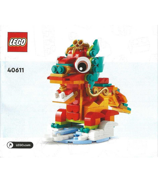 LEGO - Jaar van de Draak-Instructieboek - | N
