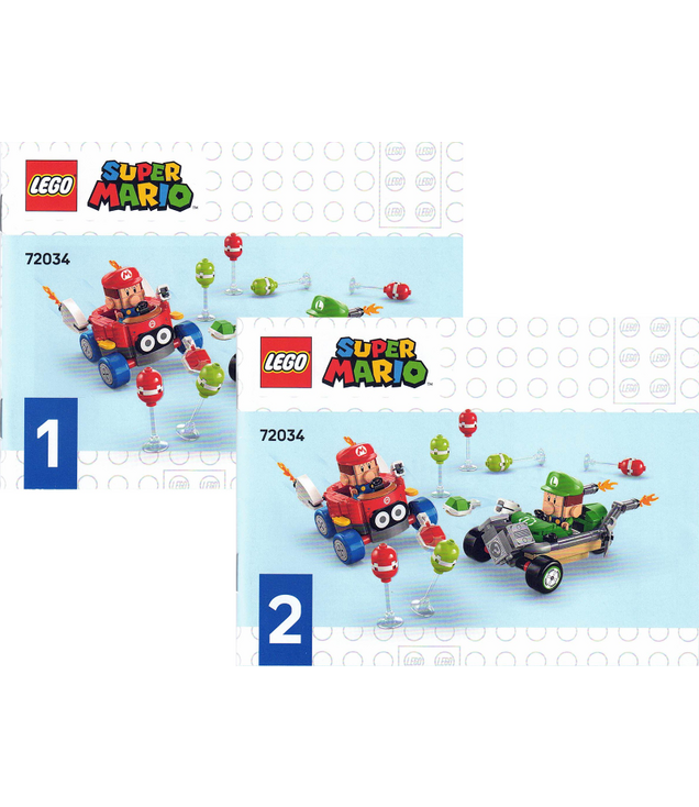 LEGO - Baby Mario vs. Baby Luigi-Instructieboek - | N