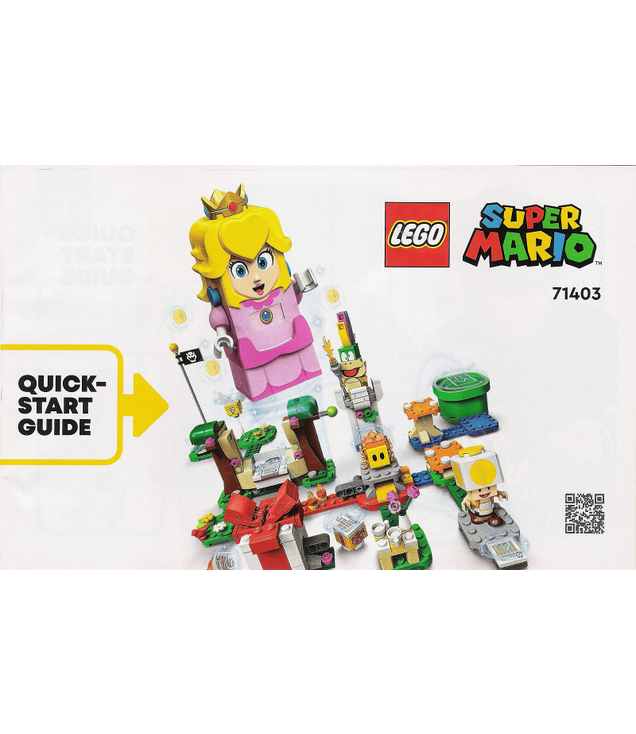 LEGO - Avonturen met Peach – startset-Instructieboek - | N