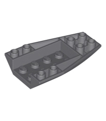 LEGO - Wig 6 x 4 driedubbel omgekeerd gebogen - Dark Bluish Gray | N - Thumbnail