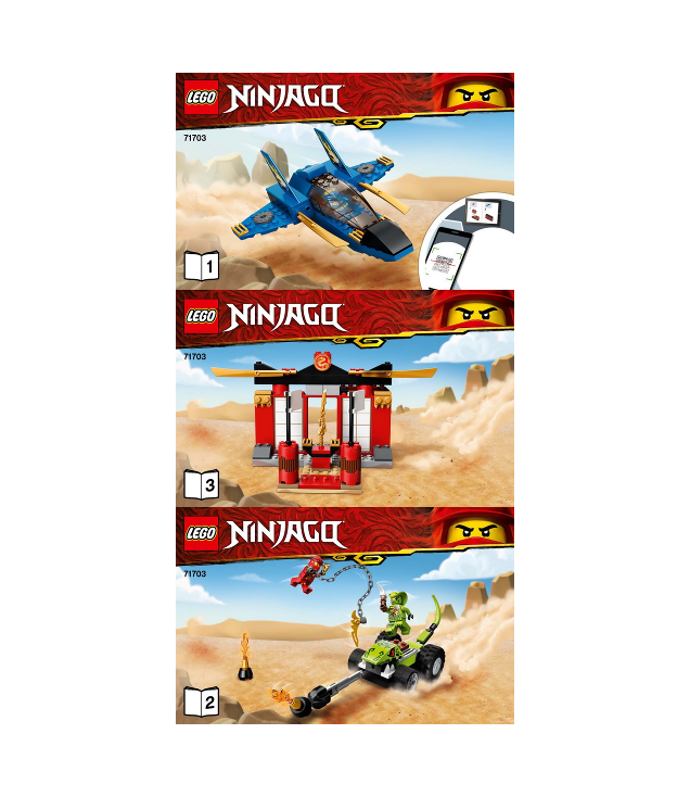 LEGO - Storm Fighter-gevecht-Instructieboek - | N