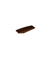 LEGO - Helling, gebogen 8 x 2 - Reddish Brown | N - Thumbnail