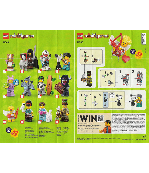 LEGO - Minifiguur, Serie 27 (volledige willekeurige set van 1 minifiguur)-Instructieboek - | N