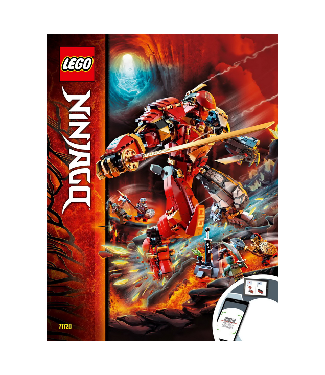 LEGO - Vuursteenmech-Instructieboek - | N